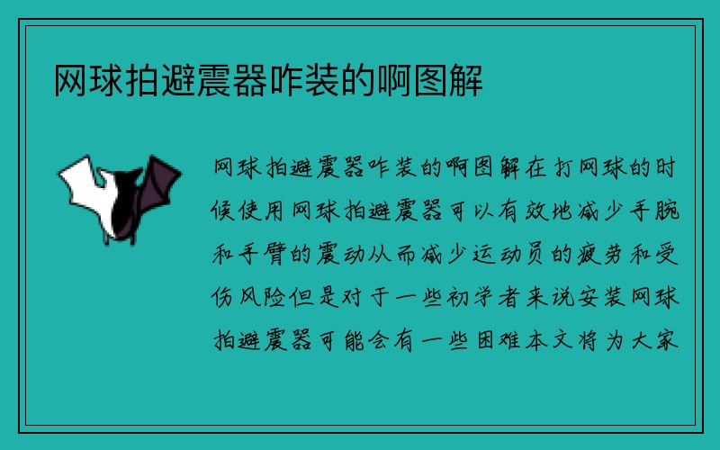 网球拍避震器咋装的啊图解